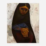 Eduardo Kingman, Female Figure, 1962, oil on canvas