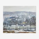 Walter Emerson Baum, Allentown, c. 1932, oil on canvas laid to board