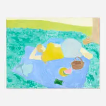 Sally Michel Avery, Post Picnic, 1978, oil on canvas