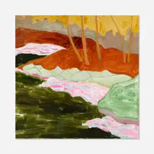 Sally Michel Avery, Stream Side, 1976, oil on canvas