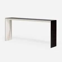 Holly Hunt, Brimstone Console, c. 2010, lacquered steel, oak