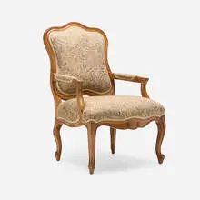 Louis XV Style, Fauteuil, walnut, upholstery
