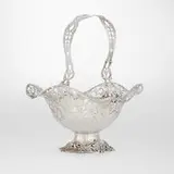 Reed & Barton, Bridal floral basket, sterling silver