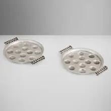 Jean Desprès, Escargot trays, set of two