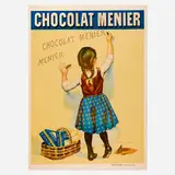 Firmin Bouisset, Chocolat Menier poster, c. 1893, lithograph in colors