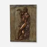 Pierre-Auguste Renoir, Le joueur de flûte, patinated bronze