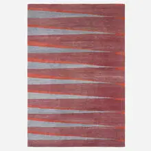 Rug by Contemporary, hand-knotted wool, silk, offered Aug 2024