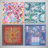 Hermès, Collection of four scarves