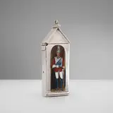 Sampson Mordan & Co., Victorian sentry match safe / vesta, of regimental interest