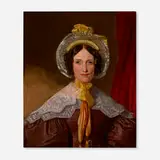 attribution Jacob Eichholtz, Portrait of Elizabeth Matilda Patterson Harris, c. 1825-30, oil on canvas