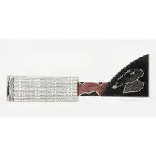 Sade in Japan by Ray Johnson, 1979, collaged paper and cardboard with graphite, paint and ink, sold Sep 2010
