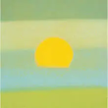 Andy Warhol, Sunset, 1972, screenprint on paper