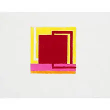 Peter Halley, untitled (Study), 1990, acrylic and graphite on graph paper