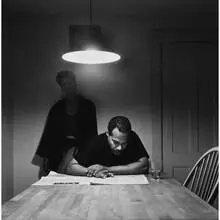 Kitchen Table Series by Carrie Mae Weems, 1990-1999, gelatin silver print, sold Sep 2010