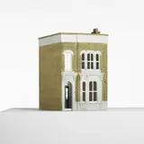 untitled (Dollhouse) by Yinka Shonibare, 2002, resin, wood, paper, fabric and plastic, sold Sep 2010