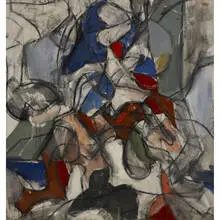 Robert Goodnough, untitled, c. 1950, oil and acrylic on canvas