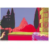 Andy Warhol, Details of Renaissance Paintings (Leonardo Da Vinci, The Annunciation, 1472), 1984, screenprint on paper