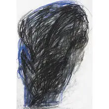 Michelangelo Pistoletto, untitled, 1985, charcoal on paper