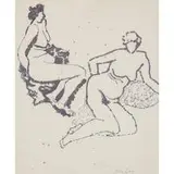 Milton Avery, untitled (double nude)