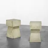 Scott Burton, Concrete Tables, 1981, cast concrete
