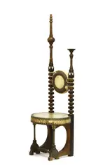 A throne chair by Carlo Bugatti, Untitled