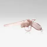 Ermanno Nason, Pistola, for Vetreria Gino Cenedese, lamp worked amethyst glass with iridized surface