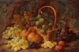 Vincent Clare, Still lifes of fruit, a pair, oil on canvas