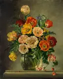 Cecil Kennedy, Still life of poppies