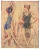 Badende (Ostsee) by Christian Rohlfs, 1927, Wassertempera auf Papier (Wasserzeichen: HAND MADE J. WHATMAN 1926 ENGLAND), sold May 2011