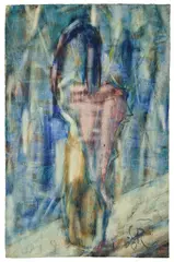 Aronstab by Christian Rohlfs, 1930, Wassertempera auf Fabriano-Velin, sold May 2011