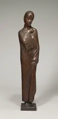 Eos by Gerhard Marcks, 1934, Bronze mit brauner Patina. Höhe (mit Plinthe): 54,7 cm (21 ½ in.), sold May 2013
