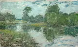 Otto Dix, Flußlandschaft (Gera?)