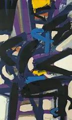 Edo Murtić, Druga Dimenzija“ (Andere Dimension), 1966, Öl auf Leinwand