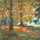 Edward Cucuel, Herbstlandschaft