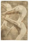 Reiher by Christian Rohlfs, 1936, Wassertempera und Kreide auf genarbtem Zanders-Velin, sold Nov 2012
