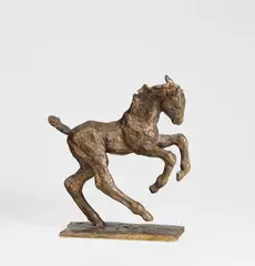 Springendes Fohlen by Renée Sintenis, 1928, Bronze mit brauner Patina, sold Mar 2022