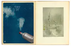 View by Marcel Duchamp, 1945, Vorzugsausgabe der Zeitschrift mit der handkolorierten Reproduktion „Pharmacie“, 1945. Werkverzeichnis: Schwarz 28, sold Dec 2016