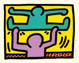 Keith Haring, Aus: „Pop Shop I, 1987, Farbserigrafie auf Velin
