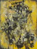Hans Platschek, Porträt eines Malers nach El Greco-Picasso, 1957, Öl auf Leinwand