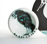Bird with Worm by Pablo Picasso, 1952, Turned round earthenware clay, sold Mar 2011
