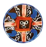 Face no. 54 by Pablo Picasso, 1963, White earthenware clay, decorated in engobes and enamel with partial brushed glaze, sold Mar 2011