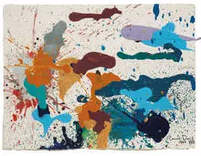 Untitled by Ronald Davis, 1983, Acrylic on papaer, sold Mar 2011