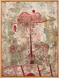 Gustavo Foppiani, Figura Che Suona, 1964, Oil on wood (or encaustic)
