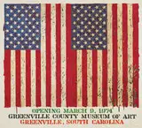 Jasper Johns, Flag I, 1973-74, Poster based on the print