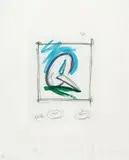 Claes Oldenburg, Sketch for a Sculpture in the Form of a Steel Tack