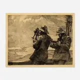 Winslow Homer, Eight Bells, etching