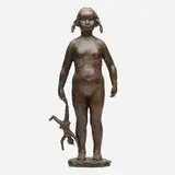 Dorothea Greenbaum, Girl with Doll, 1969, bronze