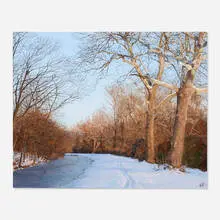 Jeff Gola, Morning on the Towpath, 2007, egg tempera on board