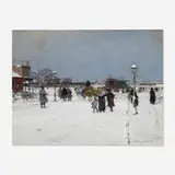 Luigi Loir, À Voir, oil on panel