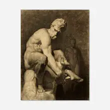 Arthur Meltzer, Untitled, 1919, charcoal and graphite on paper
